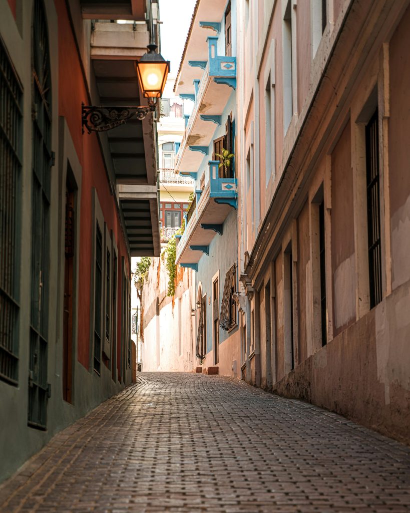 Street in Viejo San Juan, Puerto Rico.