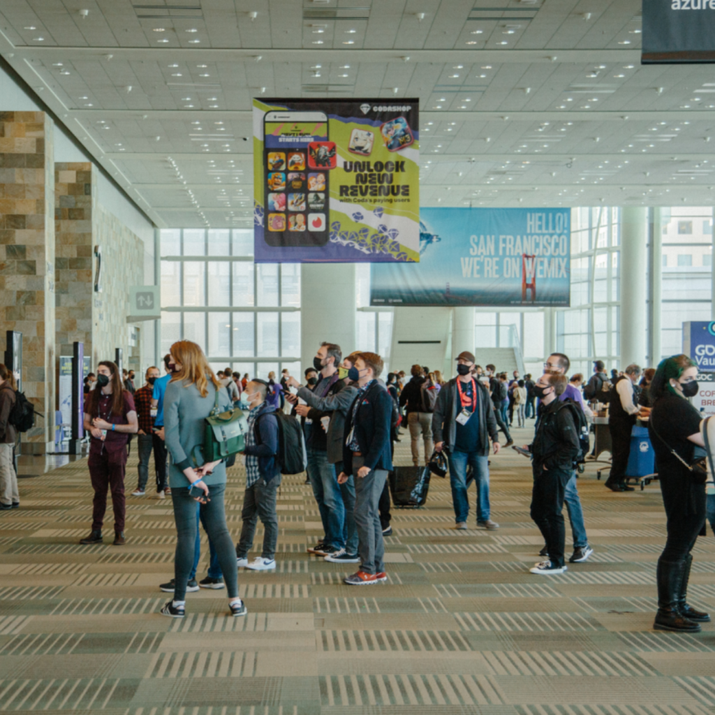 GDC hallways. Photo credit from GDC official photographer, 2023.