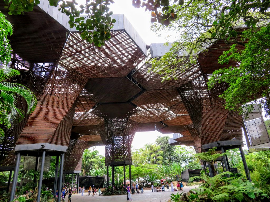 Green spaces in city of Medellín, Colombia.