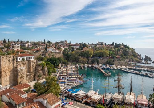 Landscape photo of Antalya, Turkey.